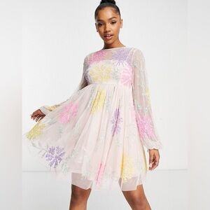 Floral Embroidered Dress 10